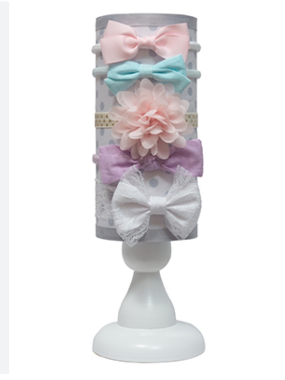 Carter's Baby Headband Set - Pink, White, Blue, Beige, Gray